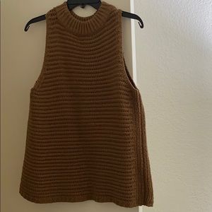 Crochet sleeveless sweater